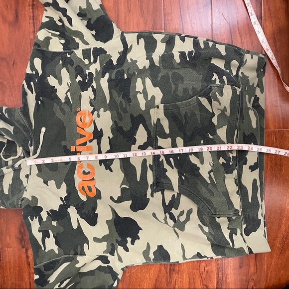 Active Ride Shop Camo Hoodie Jacket Size XL - Picture 3 of 8